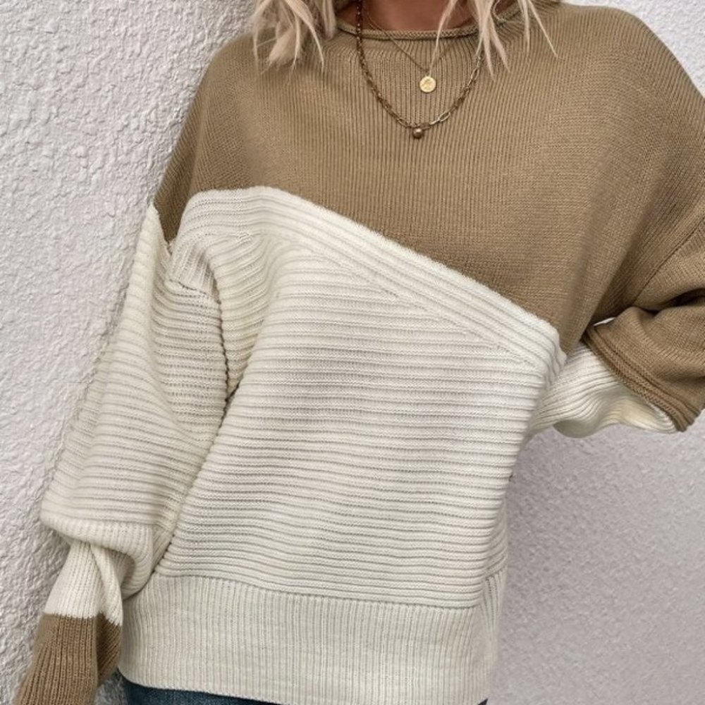 CASUAL DOLLZ Colorblock Sweater top - Picture 5 of 5